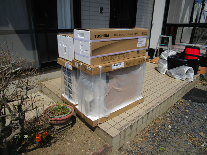 エアコン設置工事