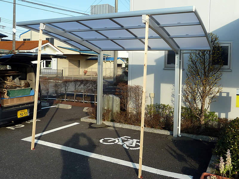 サイクルポート設置工事