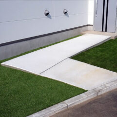 玄関アプローチの外構工事