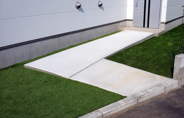 玄関アプローチの外構工事